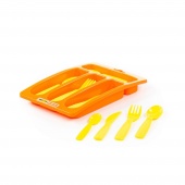 Лоток со столовыми приборами "Алиса" на 4 персоны арт.40701 Полесье