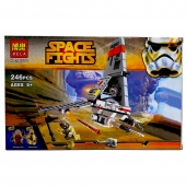 Конструктор Bela Space Fights (Космический истребитель Скайхоппер Т-16 246 деталей), арт. 10372