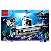 Конструктор Brick "Подводная лодка" (382 детали), арт. 816
