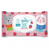 Салфетки влажные для детей Dada с запахом малины 60шт. арт. 5908272616170