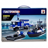 Конструктор Ausini (Полицейский Патруль 491 деталь), арт. 23605