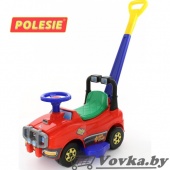 Автомобиль Джип-каталка с ручкой (красный) арт.62918