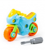 Конструктор-транспорт "Мотоцикл" (25 элементов) арт. 78209 Полесье