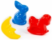 Формочки (заяц + лошадка + месяц) арт. 4673