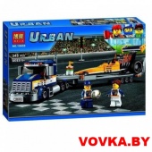 Конструктор Bela Urban "Грузовик для перевозки драгстера" арт.10650