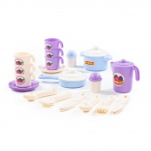Набор детской посуды "Настенька" на 6 персон (V1) (38 элементов) (в сеточке), арт. 79954