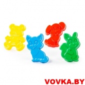 Формочки (белочка + пёсик + котёнок + медведь) арт.7179