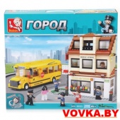 Конструктор "Школьный автобус" арт.M38-B0333