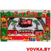 Железная дорога Merry Christmas, свет/звук, арт.6312