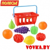 Набор продуктов с корзинкой №2 (9 элементов) (в сеточке) арт.46963