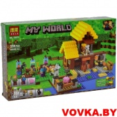Конструктор MineCraft "Фермерский коттедж" арт.10813