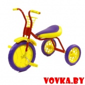 Велосипед детский трехколесный "Зубренок" арт.526-611 красно-фиолетовый