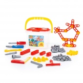 Набор инструментов №2 (129 элем. в ведёрке) арт. 47168