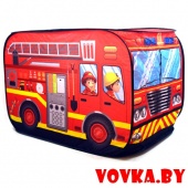 Детская игровая палатка "Пожарная машина" арт.995-7035B