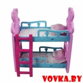 Двухъярусная кроватка для кукол арт. 8117