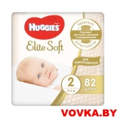 Подгузники Huggies Elite Soft 2 (4-6 кг) 82шт.,арт. 5029053547985