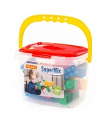 Конструктор "Супер-Микс" (30 элементов) (в ведёрке) арт.51578 Полесье