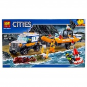 Конструктор Bela Cities "Внедорожник команды быстрого реагирования" 367 деталей, арт. 10753