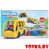 Конструктор "Школьный автобус", 16 дет., арт.HG-1271