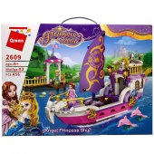 Конструктор Qman (Корабль принцессы 456 детали), арт. 2609