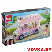 Конструктор Enlighten City "Фургончик с мороженым", 212 деталей, арт.1112
