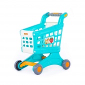 Тележка для маркета "Натали" (бирюзовая) арт.91529