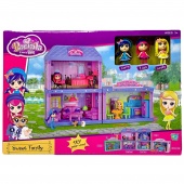 Игровой набор "Домик для кукол" с куклами, арт. 60320