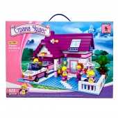 Конструктор Ausini (Дом с гаражом 622 детали), арт. 24901