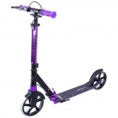 Самокат 2-х колесный RIDEX Sigma 200 мм, ручной тормоз, черный/фиолетовый арт. УТ-00018398