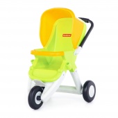 Коляска для кукол прогулочная "Anita" 3-х колёсная (зелёная) (в пакете) арт. 95213