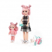 Кукла "Даша" (29 см) + кукла "Маша" (16 см) в парке + аксессуары (4 элемента) (в коробке №3), арт. 03083 Полесье