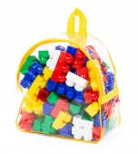 Конструктор "Юниор" (100 элементов) (в рюкзаке) арт.3321