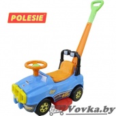 Автомобиль Джип-каталка с ручкой (голубой) арт.62901