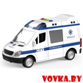 Инерционная машина Полиция (свет и звук), арт. WY590B