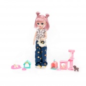 Кукла "Даша" (29 см) на прогулке + аксессуары (11 элементов) (в коробке №2), арт. 02956 Полесье