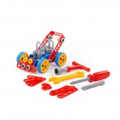 Конструктор "Изобретатель" - "Автомобиль №1" (90 элементов) (в пакете) арт. 55071 Полесье