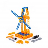 Конструктор "Изобретатель" - "Мельница №1" (105 элементов) (в пакете) арт. 55385 Полесье