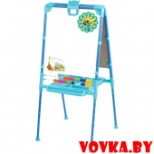 Мольберт "Ника" растущий двусторонний голубой арт. М2/Г
