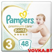 Трусики Pampers Premium Care Pants Midi 3 (6-11 кг) 48шт, Польша, арт.8001090759795