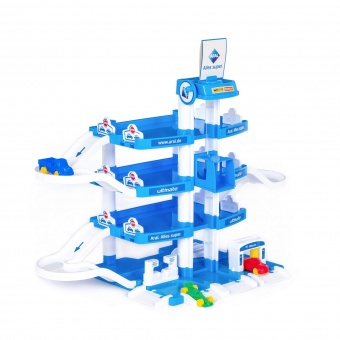 Паркинг "ARAL-2" 4-уровневый с автомобилями (в коробке) арт.46093