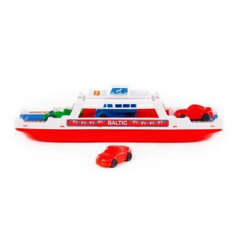 Паром "Балтик" + автомобиль "Мини" (4 шт) арт. 56689 Полесье
