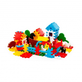 Конструктор "Фермер" (112 элементов) (в мешке) арт.4871