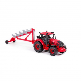 Трактор BELARUS с плугом арт. 91338 Полесье