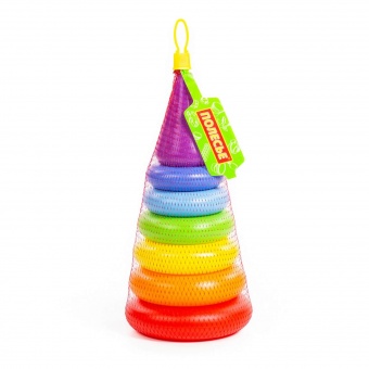 Пирамидка "Колечко-конус" (8 элементов), арт. 62376