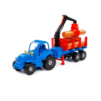 "Силач", трактор с полуприцепом-лесовозом арт. 45041