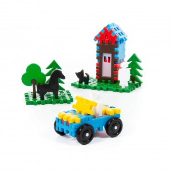 Конструктор "Семья" (235 элем. в мешке) арт.0927 Полесье