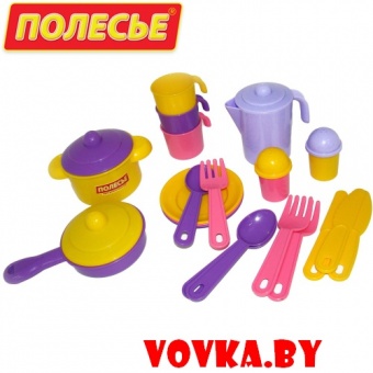 Набор детской посуды "Настенька" на 3 персоны арт.3919