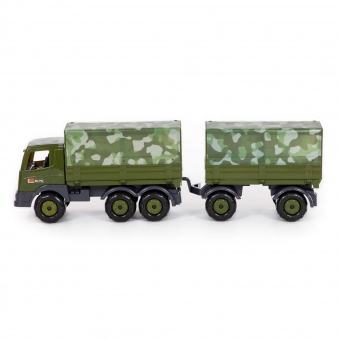 "Престиж", автомобиль бортовой тентовый военный с прицепом (РБ) арт.49155 Полесье