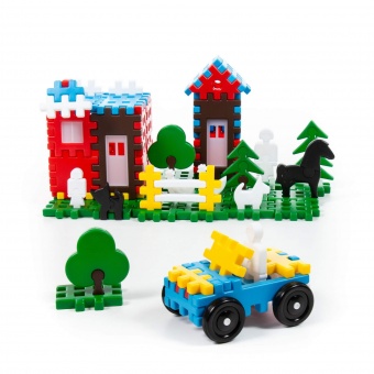 Конструктор "Семья" (235 элем. в мешке) арт.0927 Полесье