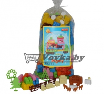 Конструктор "Малютка" (179 элементов) (в пакете) арт. 49407 Полесье